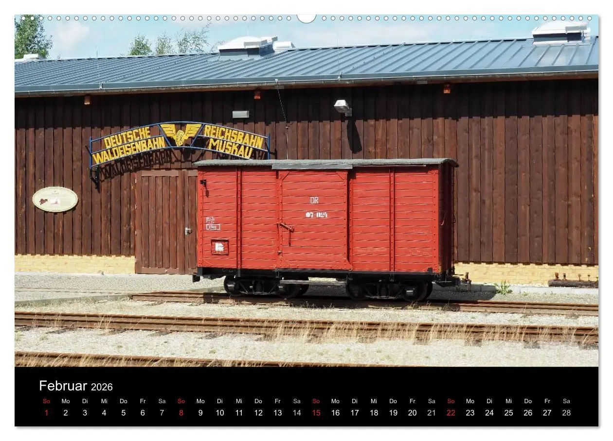 Bild: 9783516029499 | Waldeisenbahn Bad Muskau (hochwertiger Premium Wandkalender 2026...