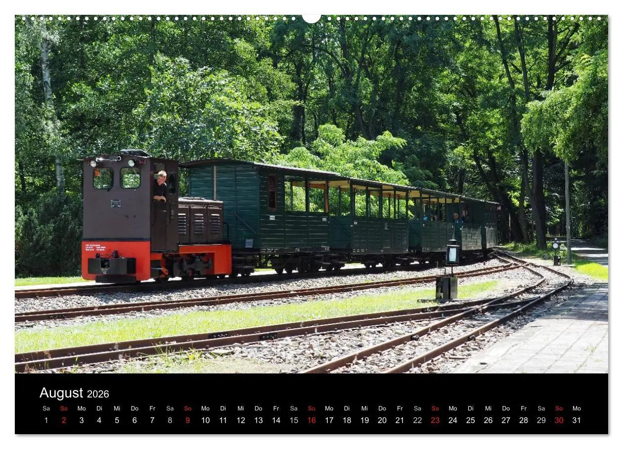 Bild: 9783516029499 | Waldeisenbahn Bad Muskau (hochwertiger Premium Wandkalender 2026...