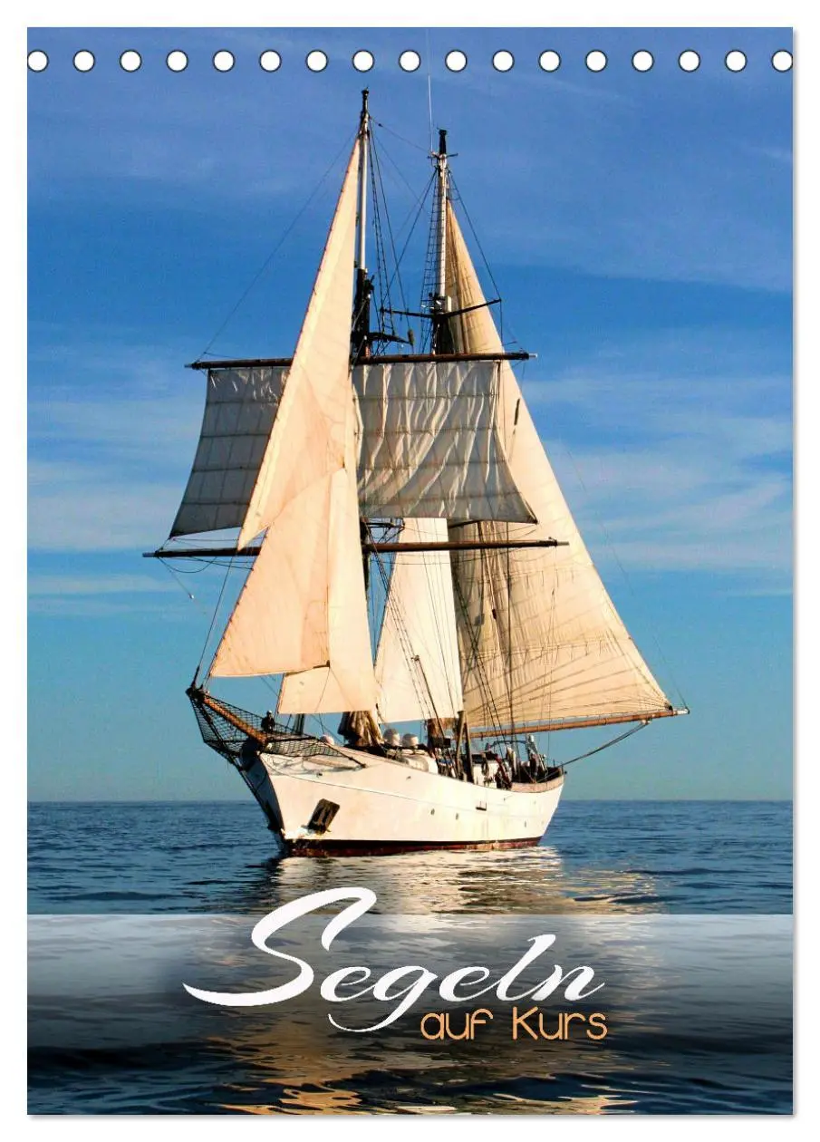Cover: 9783516339499 | Segeln - auf Kurs (Tischkalender 2026 DIN A5 hoch), CALVENDO...
