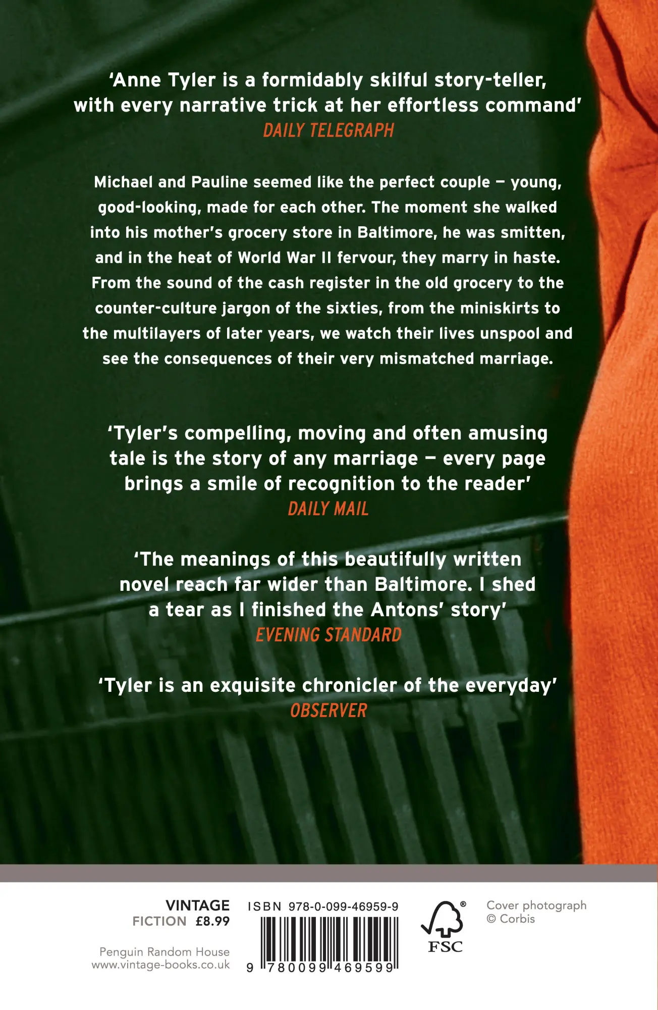 Rückseite: 9780099469599 | The Amateur Marriage | Anne Tyler | Taschenbuch | Englisch | 2004