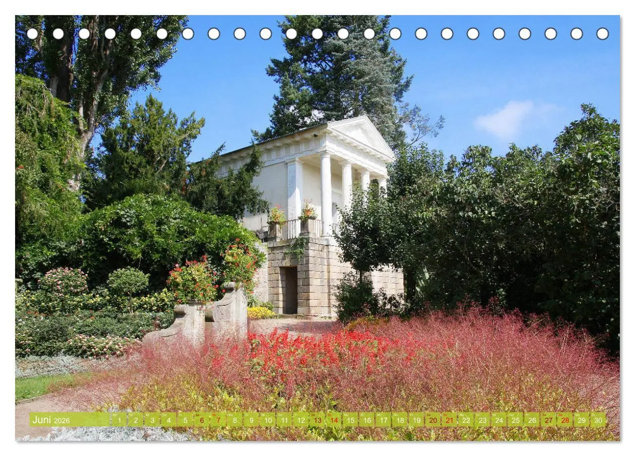 Bild: 9783457619599 | Im Wörlitzer Gartenreich (Tischkalender 2026 DIN A5 quer), CALVENDO...