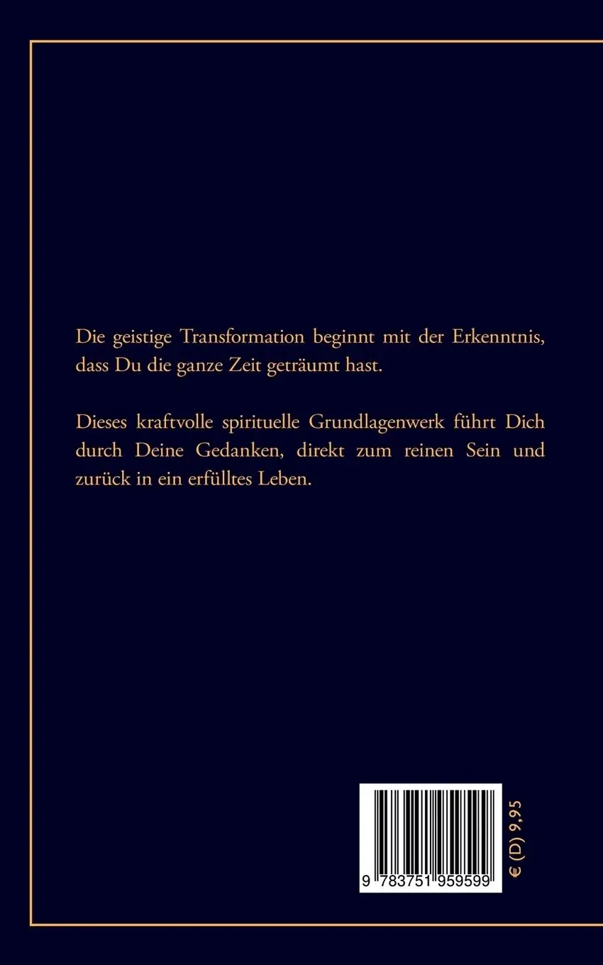 Rückseite: 9783751959599 | Erkenntnis | Ein spiritueller Wegweiser zu deinem wahren Selbst | Buch