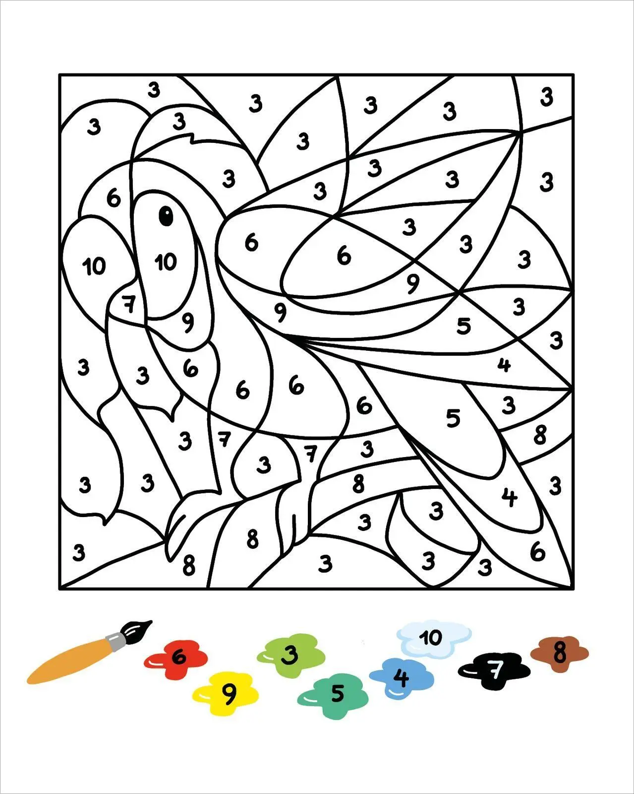 Bild: 9783845869599 | Malen nach Zahlen Mini - Tiere | Corina Beurenmeister | Taschenbuch