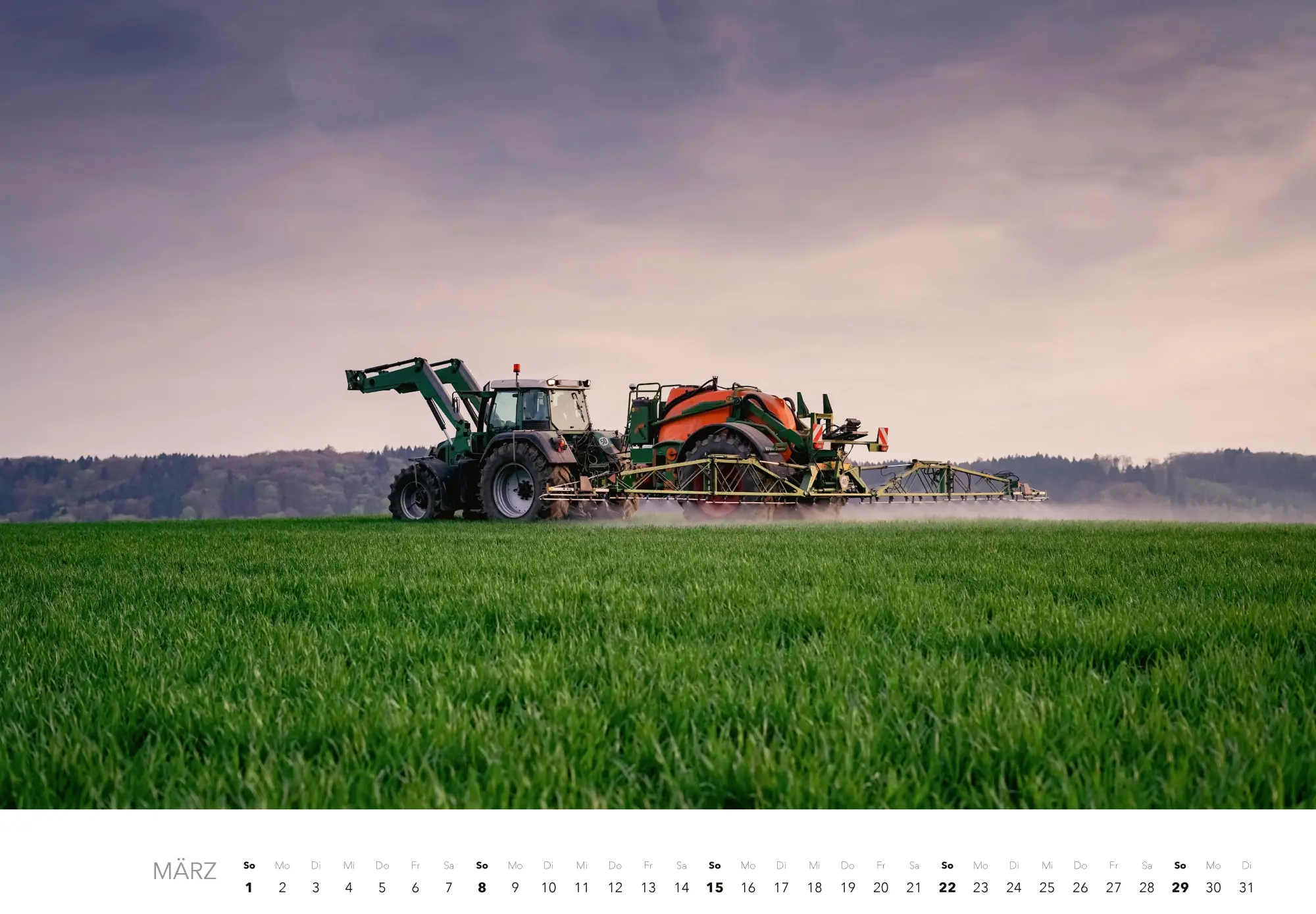 Bild: 9783966649599 | Faszination Landmaschinen Kalender 2026 | Johannes Reh | Kalender