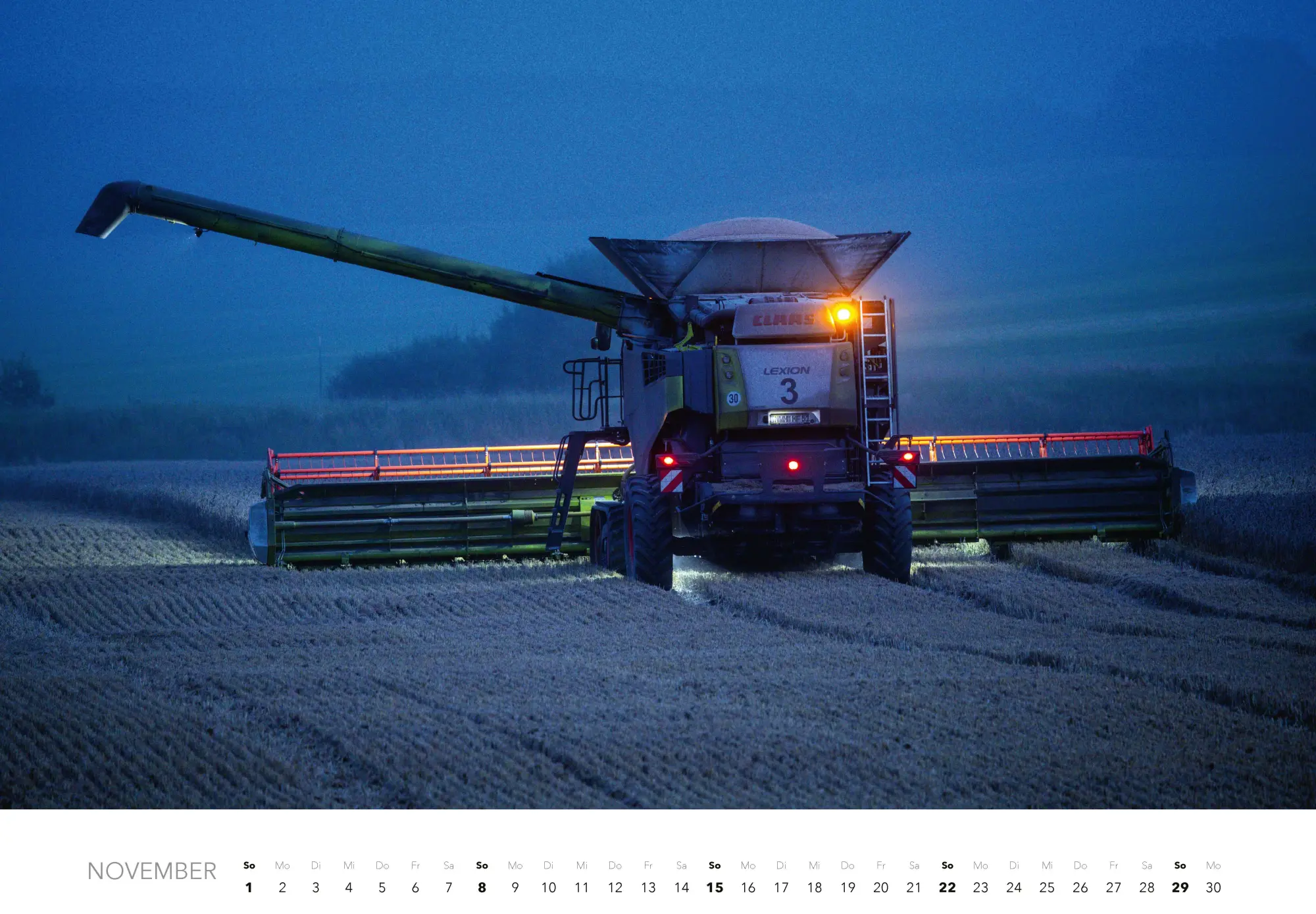 Bild: 9783966649599 | Faszination Landmaschinen Kalender 2026 | Johannes Reh | Kalender