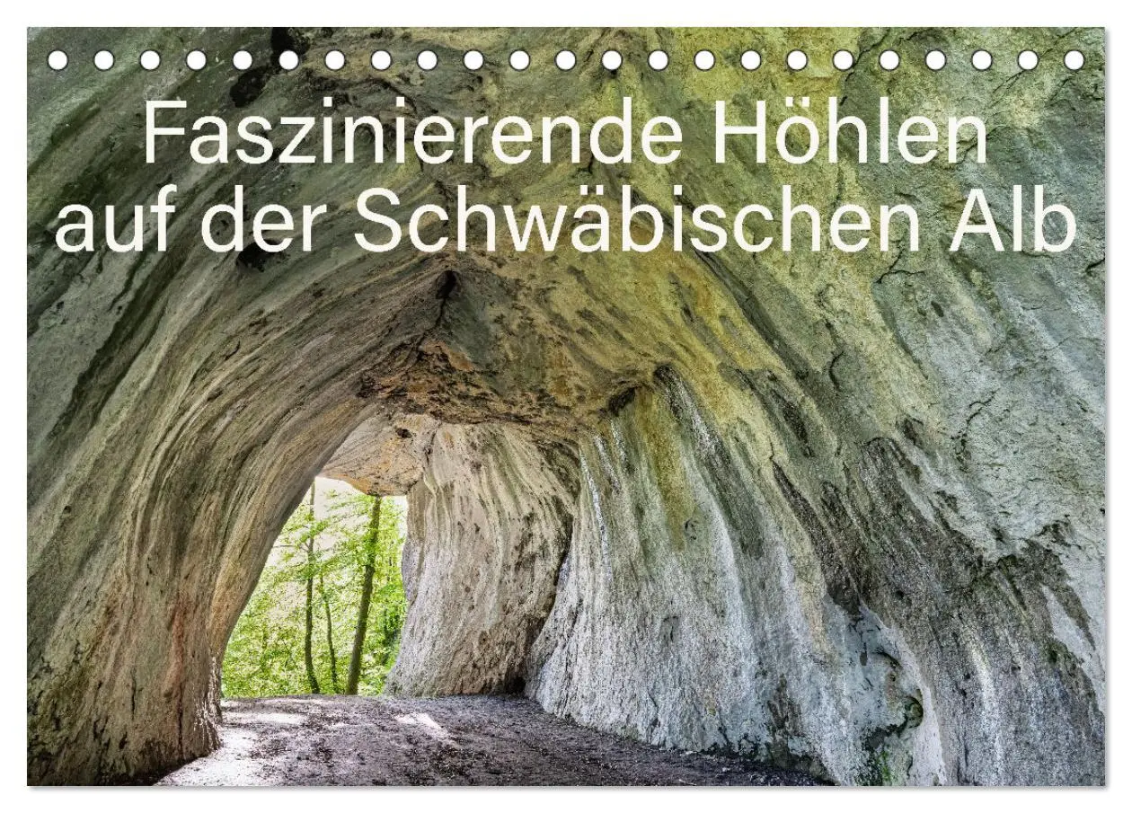 Cover: 9783457399699 | Faszinierende Höhlen auf der Schwäbischen Alb (Tischkalender 2026...