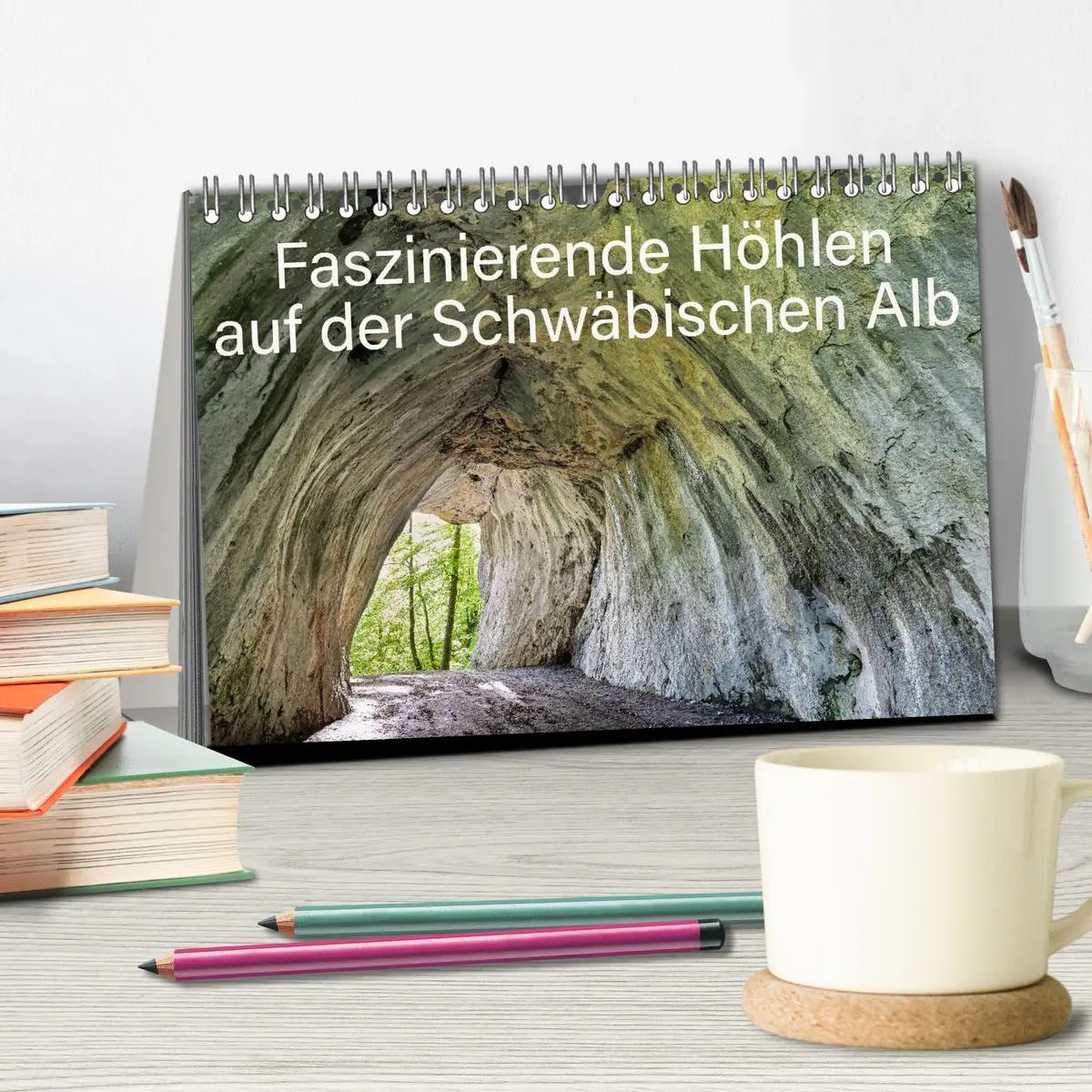Bild: 9783457399699 | Faszinierende Höhlen auf der Schwäbischen Alb (Tischkalender 2026...