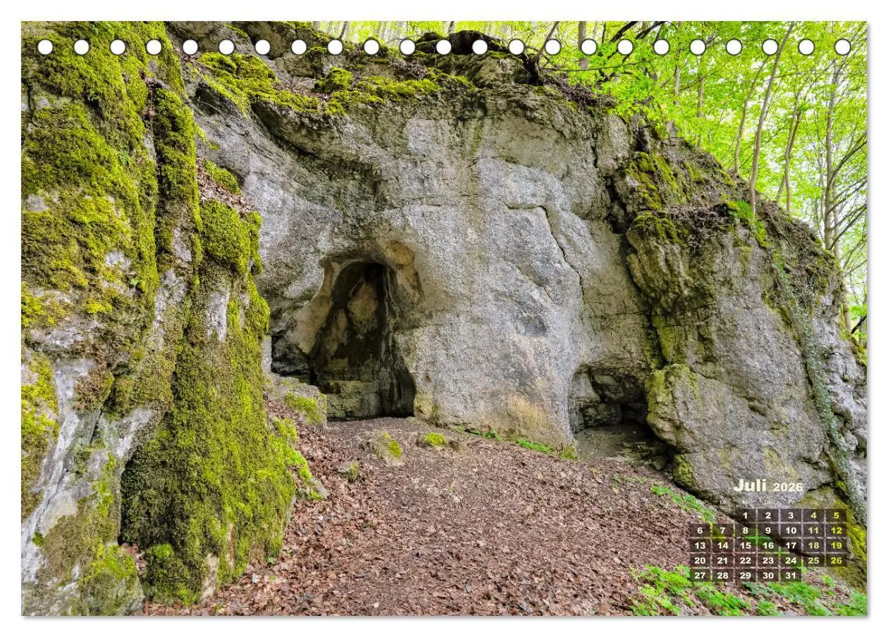 Bild: 9783457399699 | Faszinierende Höhlen auf der Schwäbischen Alb (Tischkalender 2026...