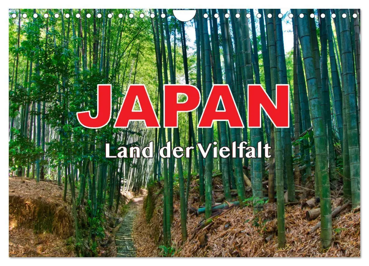 Cover: 9783457539699 | Japan - Land der Vielfalt (Wandkalender 2026 DIN A4 quer), CALVENDO...
