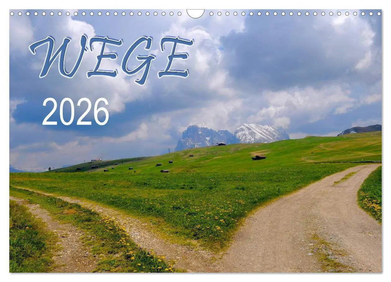 Cover: 9783516179699 | Wege 2026 (Wandkalender 2026 DIN A3 quer), CALVENDO Monatskalender