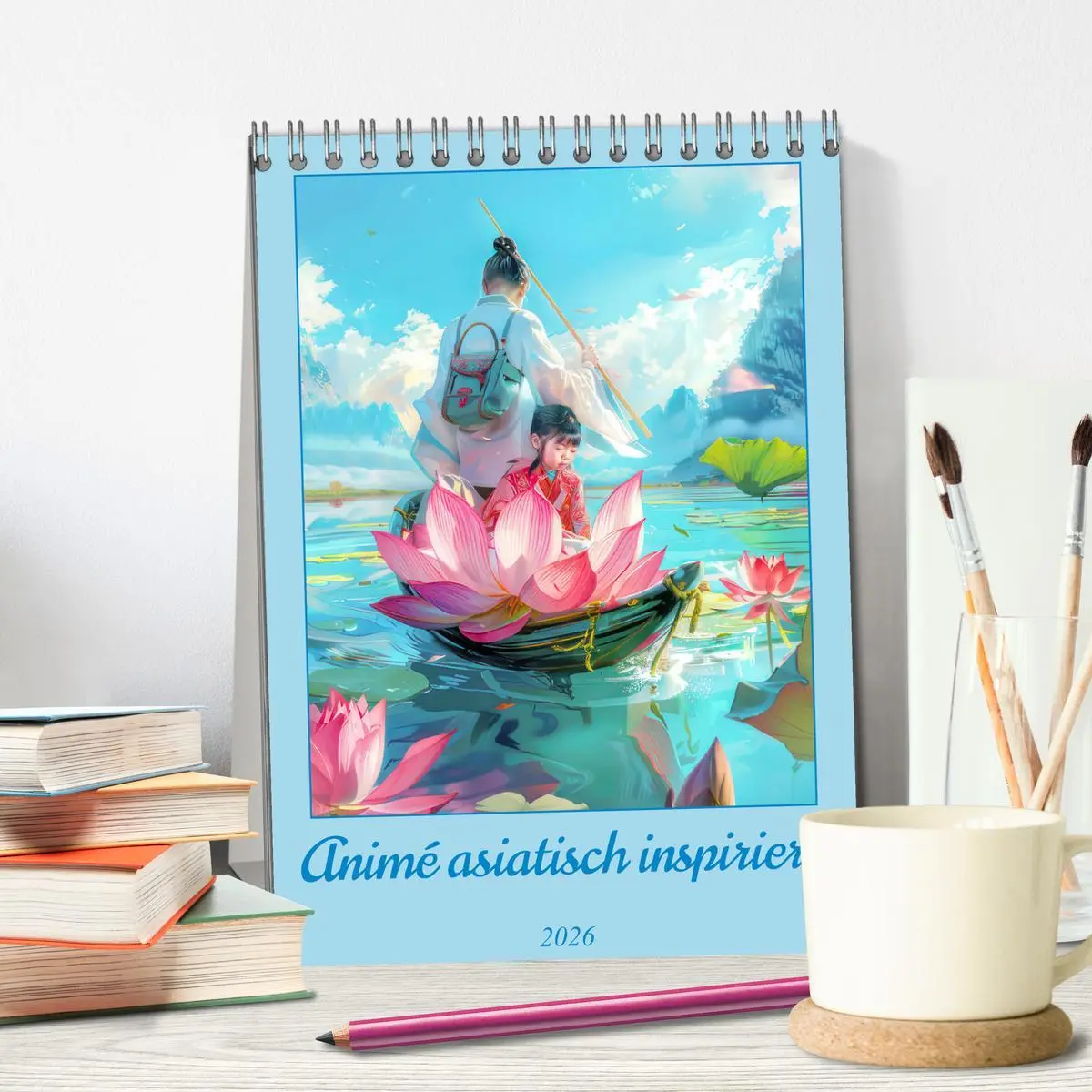 Bild: 9783516249699 | Animé asiatisch inspiriert (Tischkalender 2026 DIN A5 hoch),...