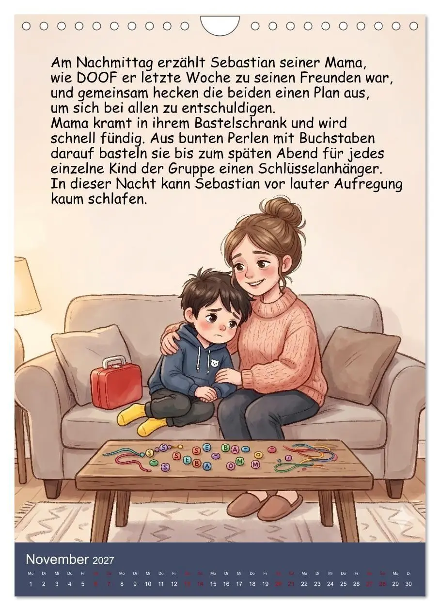 Bild: 9783516799699 | Sebastian - der nicht teilen wollte (Wandkalender 2027 DIN A4...