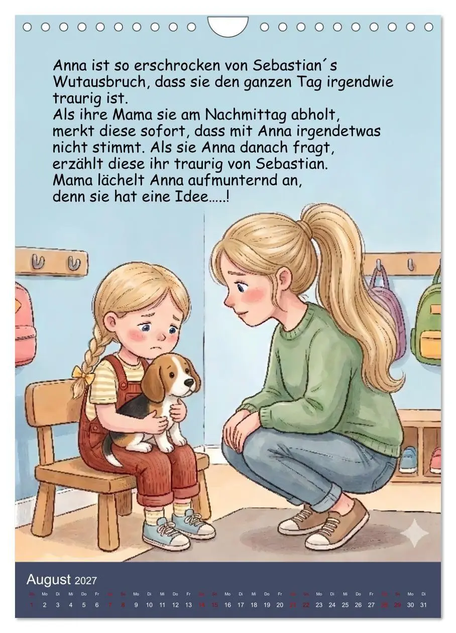 Bild: 9783516799699 | Sebastian - der nicht teilen wollte (Wandkalender 2027 DIN A4...
