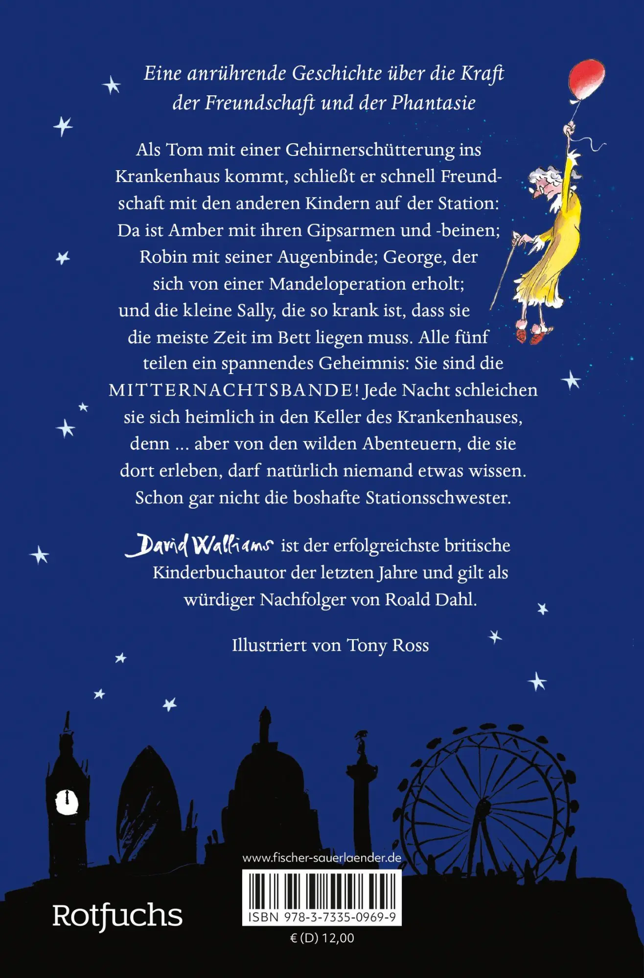 Rückseite: 9783733509699 | Die Mitternachtsbande | David Walliams | Taschenbuch | 480 S. | 2026