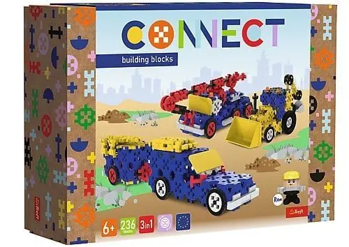 Cover: 5900511619799 | CONNECT L - Baufahrzeuge 236 Teile + Anleitung | Plastic | 61979