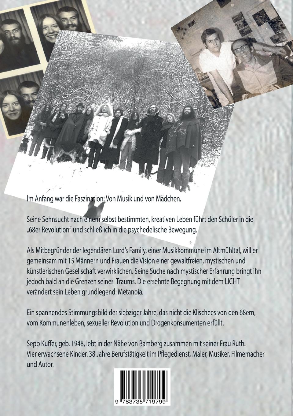 Rückseite: 9783735719799 | Mädchen, Mystik und Musik und meine Metanoia | Eine siebziger Jugend