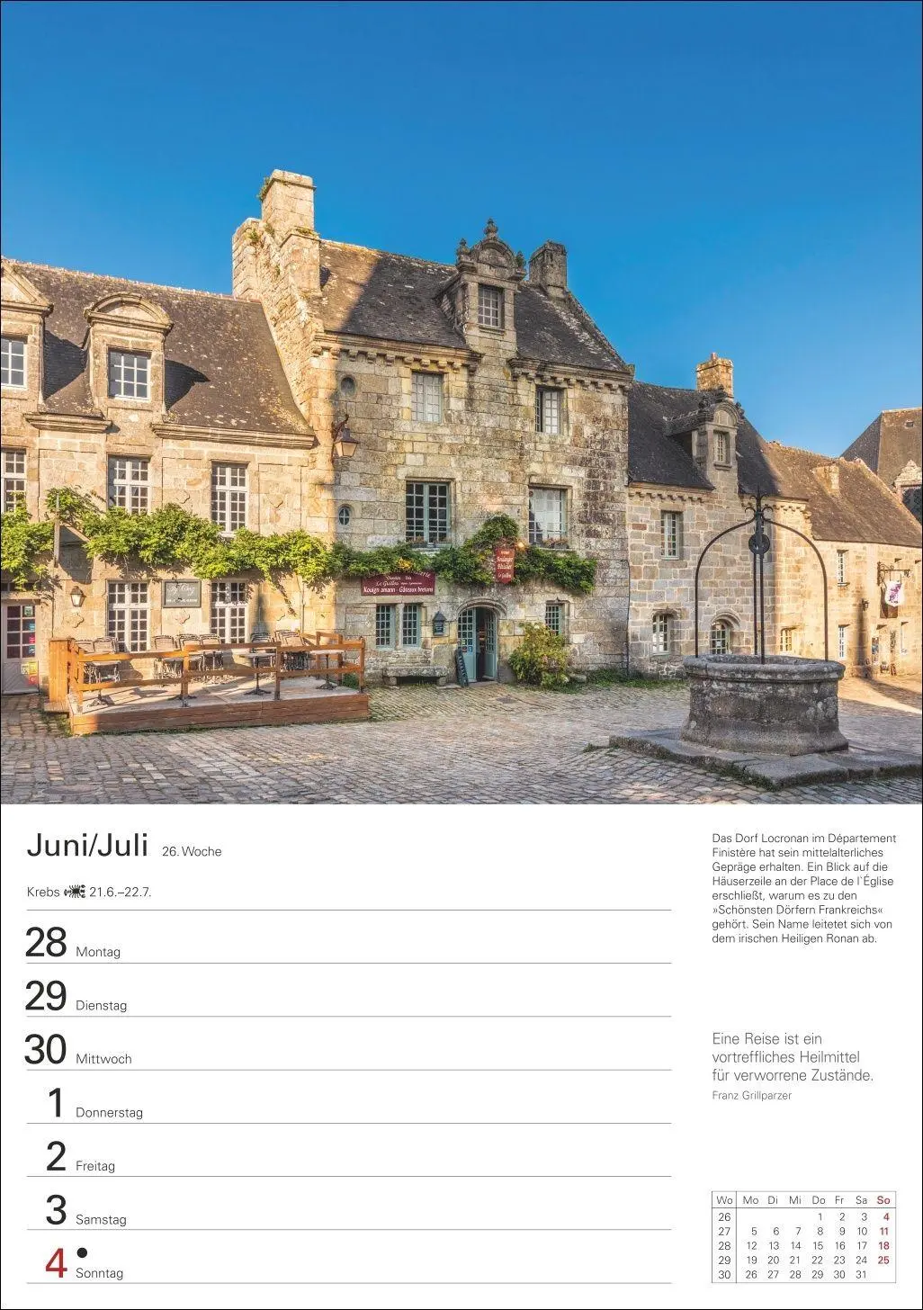 Bild: 9783840039799 | Bretagne und Normandie Wochenplaner 2027 - Eine Reise in 53 Bildern