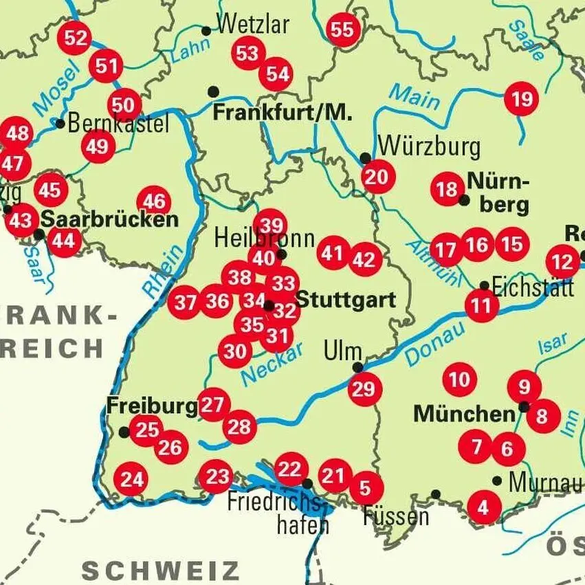 Bild: 9783870739799 | BVA Die 55 schönsten E-Bike Touren in Deutschlands Süden | Taschenbuch
