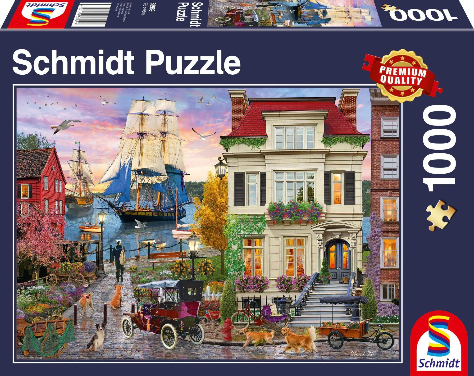 Cover: 4001504589899 | Schiff im Hafen. 1.000 Teile | Erwachsenenpuzzle | Spiel | 58989