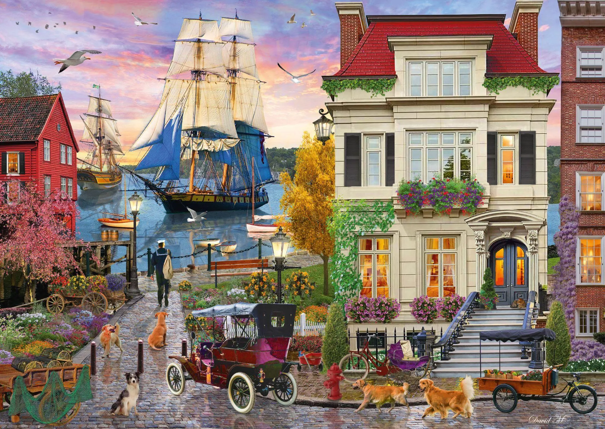 Bild: 4001504589899 | Schiff im Hafen. 1.000 Teile | Erwachsenenpuzzle | Spiel | 58989