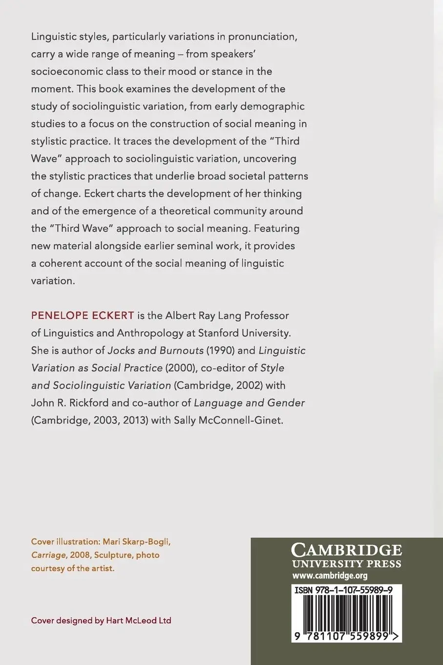 Rückseite: 9781107559899 | Meaning and Linguistic Variation | Penelope Eckert | Taschenbuch