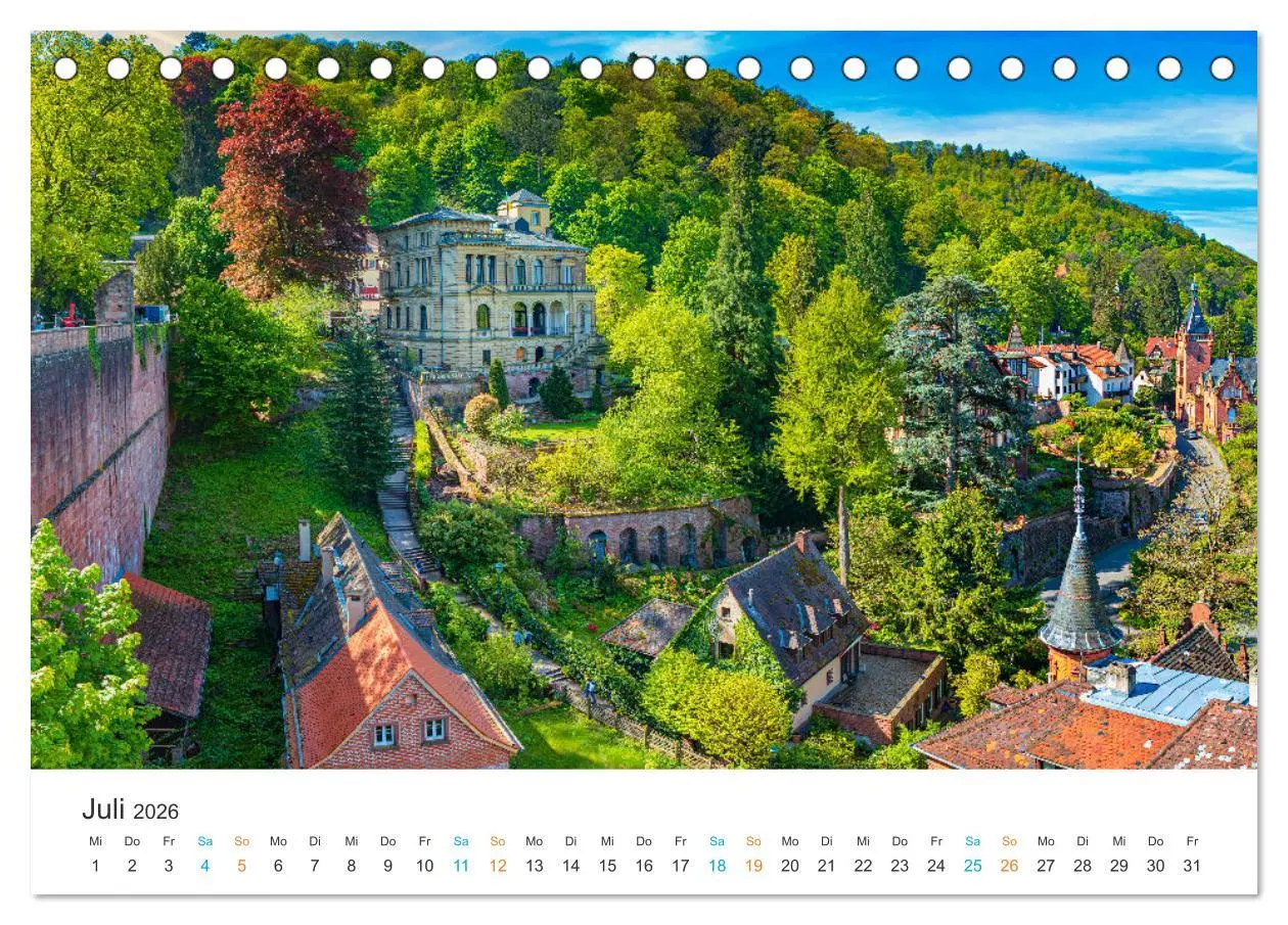 Bild: 9783457519899 | Heidelberg - Stadt der Romantik (Tischkalender 2026 DIN A5 quer),...