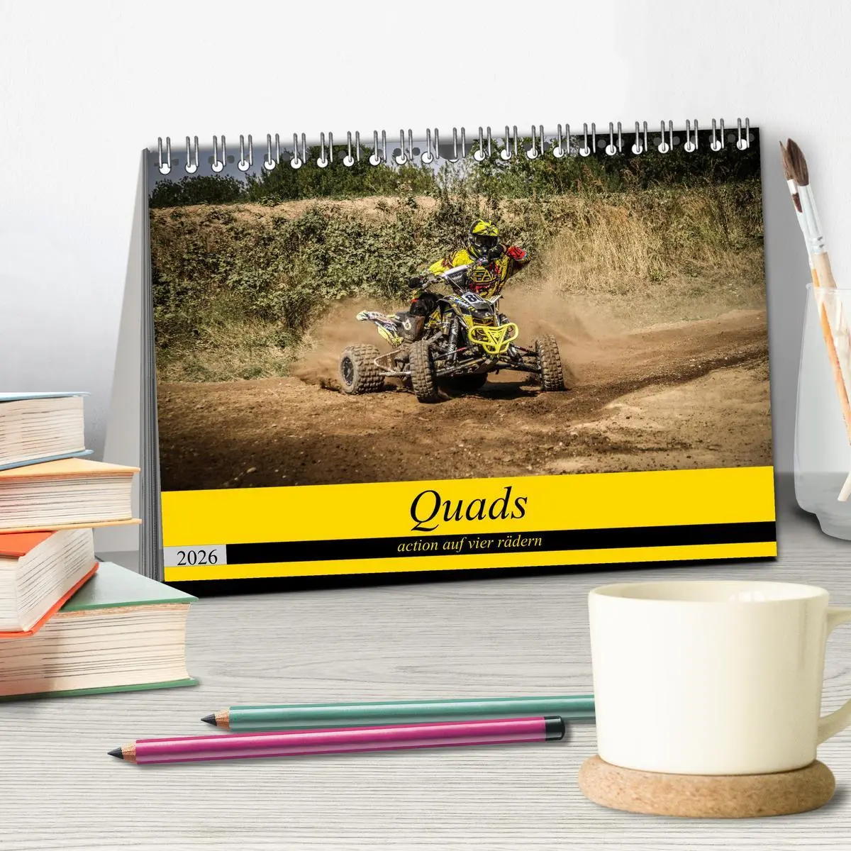 Bild: 9783457689899 | Quad`s action auf vier rädern (Tischkalender 2026 DIN A5 quer),...