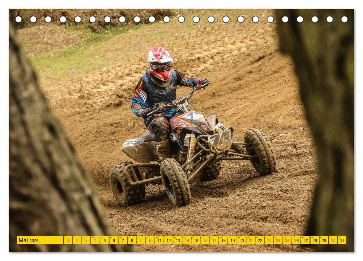 Bild: 9783457689899 | Quad`s action auf vier rädern (Tischkalender 2026 DIN A5 quer),...