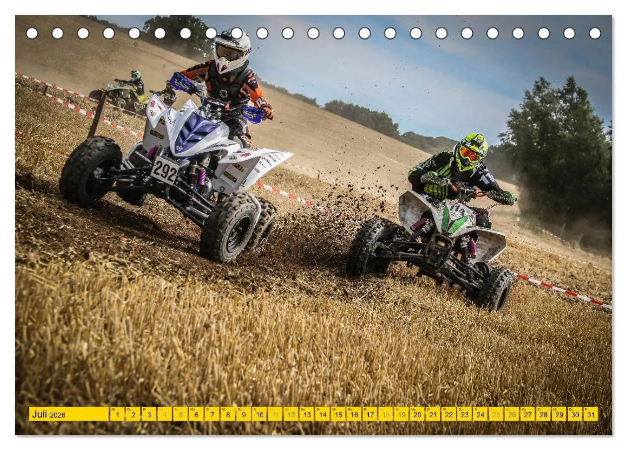 Bild: 9783457689899 | Quad`s action auf vier rädern (Tischkalender 2026 DIN A5 quer),...
