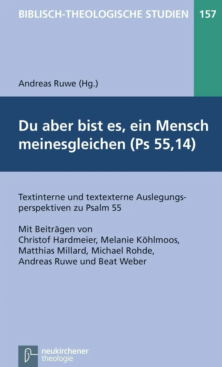 Cover: 9783788729899 | Du aber bist es, ein Mensch meinesgleichen (Psalm 55,14) | Ruwe | Buch