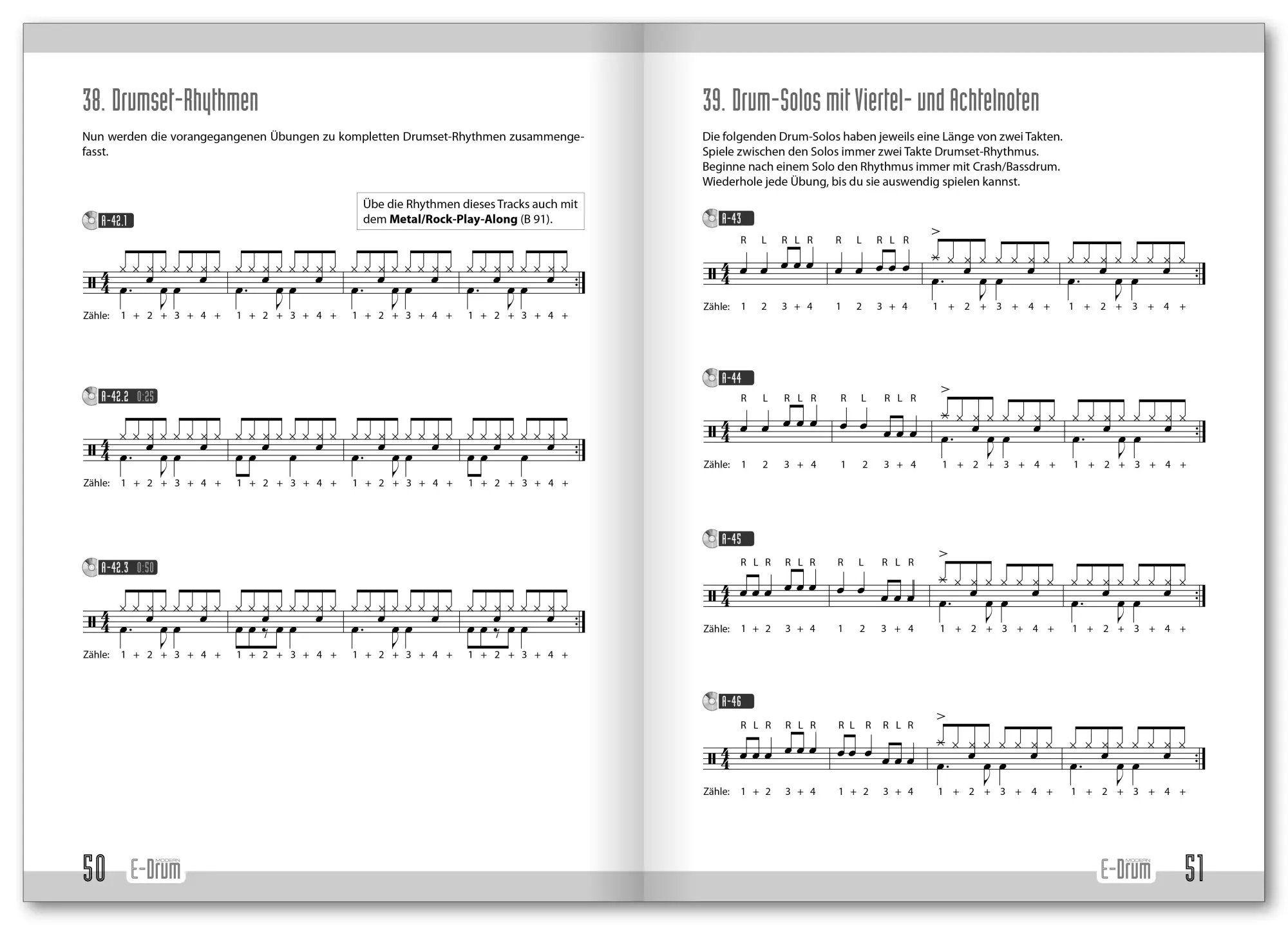 Bild: 9783802409899 | Modern E-Drum (CD) | Herbert Kraus | Taschenbuch | 96 S. | Deutsch