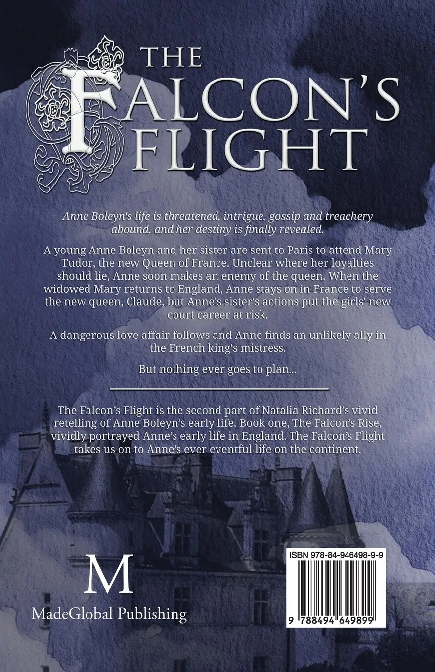 Rückseite: 9788494649899 | The Falcon's Flight | A novel of Anne Boleyn | Natalia Richards | Buch