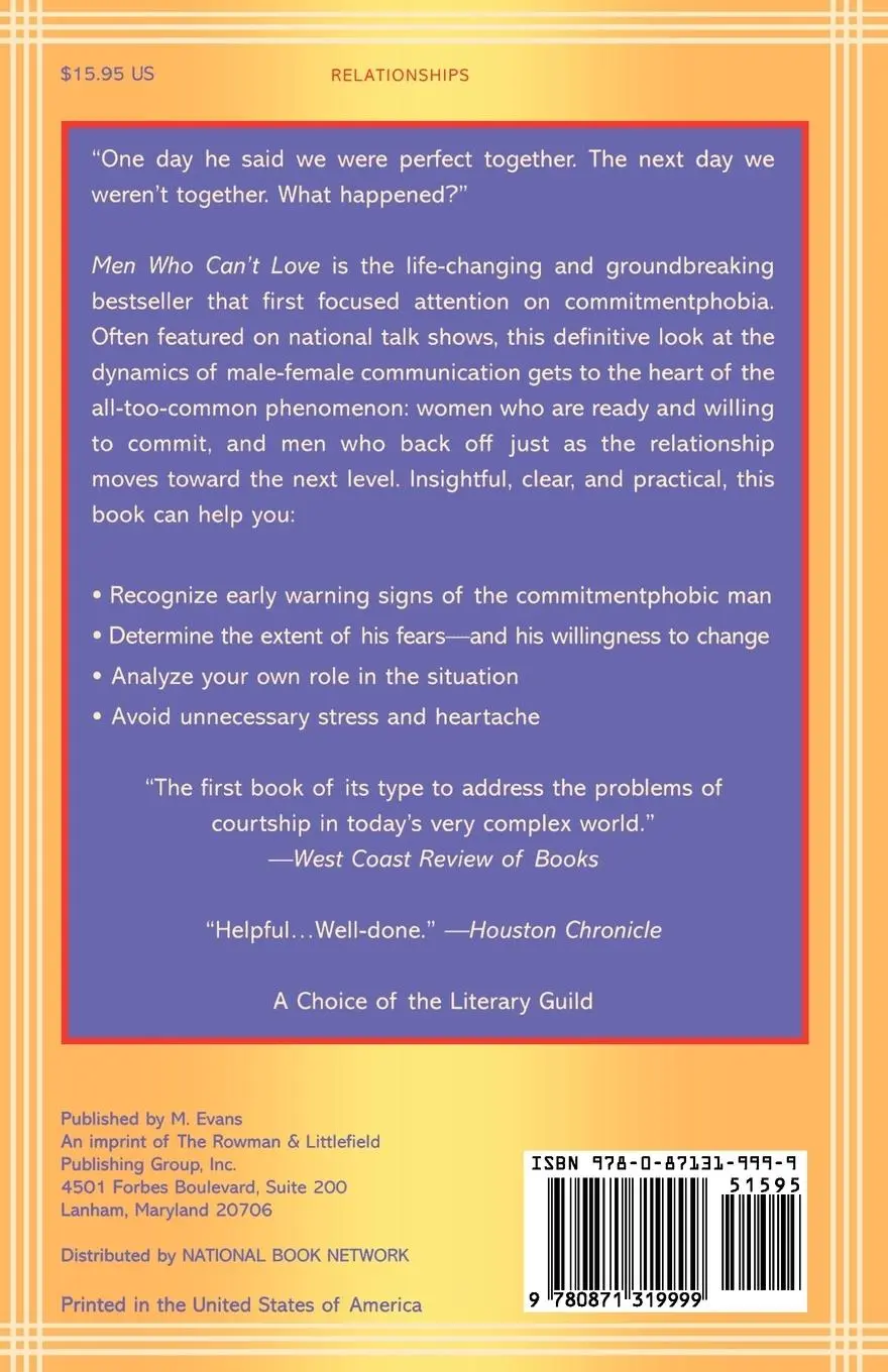 Rückseite: 9780871319999 | Men Who Can't Love | Steven Carter (u. a.) | Taschenbuch | Englisch