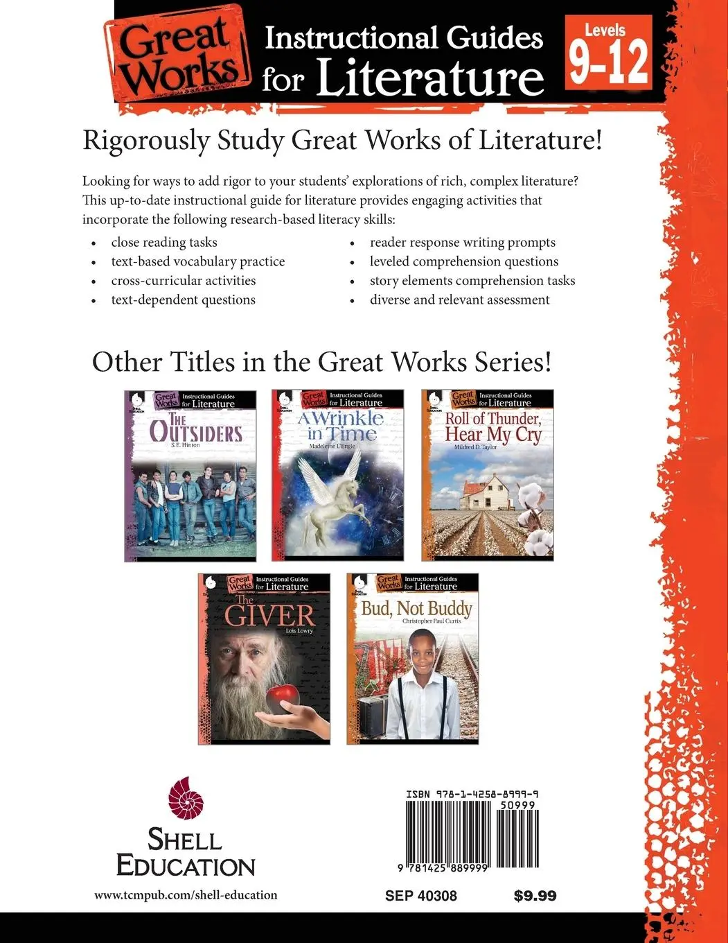 Rückseite: 9781425889999 | To Kill a Mockingbird | An Instructional Guide for Literature | Kemp