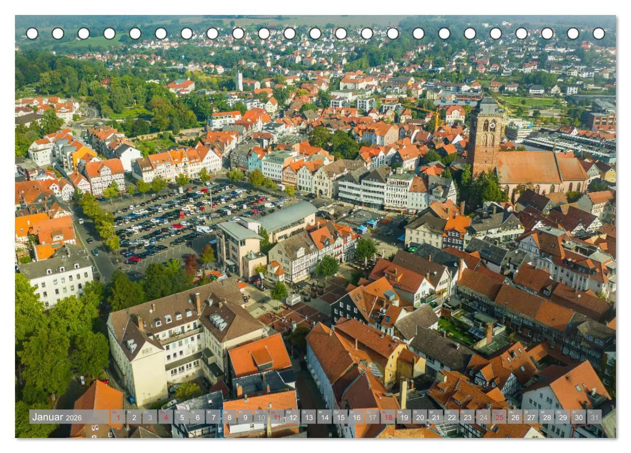Bild: 9783516079999 | Ein Blick auf Bad Hersfeld (Tischkalender 2026 DIN A5 quer),...