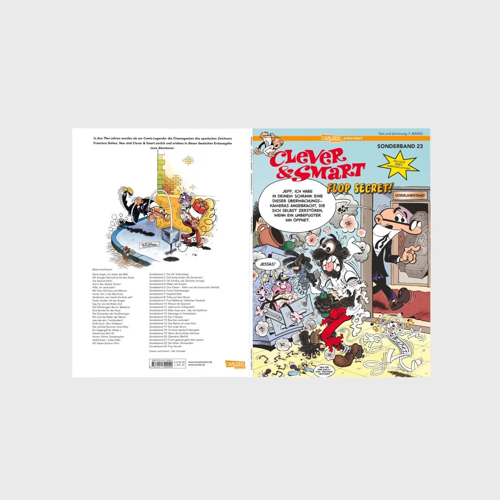 Bild: 9783551799999 | Clever und Smart Sonderband 23: Flop secret! | Francisco Ibáñez | Buch